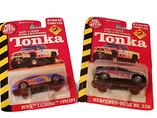 Tonka Die Cast Cars Set of 2 Original Packaging Mercedes Buick