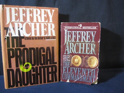 Jeffrey Archer - The Prodigal Daughter (HB) and The Eleventh Commandment (PB) Foto 1 de 2