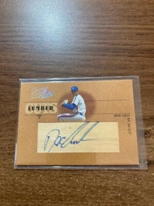 2005 Donruss Leather & Lumber Lumber Cuts /128 Dwight Gooden #LC-20 Autograph - Picture 1 of 1