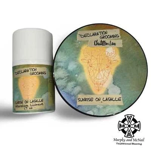 Sunrise on Lasalle Shaving Soap (Milksteak Base) and Balm - by Declaration Groom - Picture 1 of 3