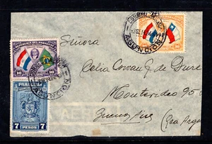 Copertina posta aerea Paraguay 1942, Asuncion a Buenos Aires, Argentina - Foto 1 di 2