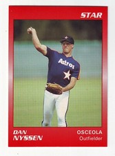 1990 Star Osceola Astros Dan Nyssen #21 - Houston Astros