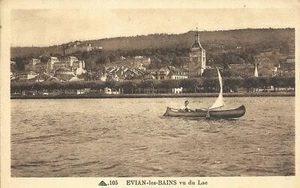 CPA Évian-les-Bains " Vue du lac " - Picture 1 of 2