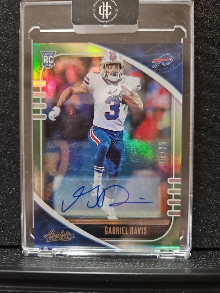 2020 Panini Absolute - autograph Rookie #136 Gabriel Davis (RC)  6/25  - Image 1 of 2
