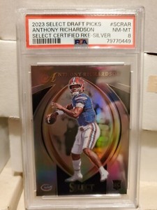 Anthony Richardson 2023 Select Draft Picks Certified Rookie Silver Prizm PSA 8