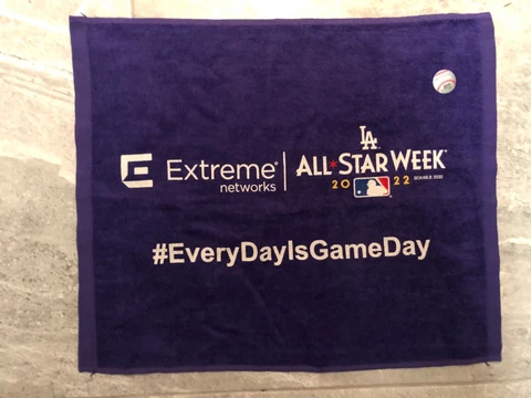 2022 Home Run Derby Dodger Stadium Purple Rally Towel SGA New Cover