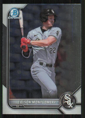 2022 Bowman Chrome Prospects #BCP212 Colson Montgomery - Image 1 of 2