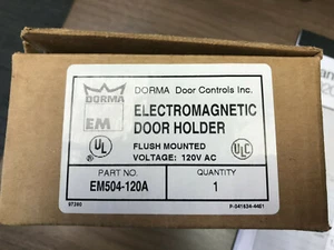 DORMA EM504-120A, NUEVO EN CAJA NUEVO DE LOTE ANTIGUO, soporte de puerta electromagnético - Imagen 1 de 5