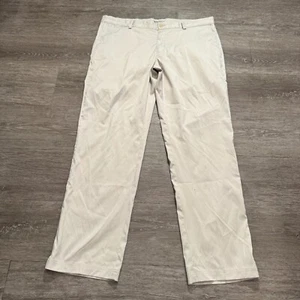 Nike Golf Pants Mens 38 Beige Tour Performance Dri Fit Stretch Chino 38x32 Golf - Picture 1 of 11