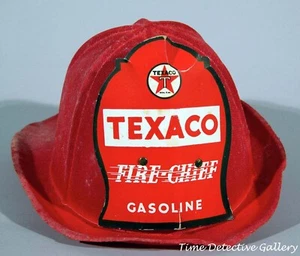 1933 Texaco Fire Chief Gasoline Helmet - Vintage Photo Print - Picture 1 of 1