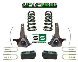 6.5" Front 4" Rear Spindle LIFT COILS Lift Kit FOR 02 - 08 Dodge Ram 1500 2WD V6 - Picture 1 of 1
