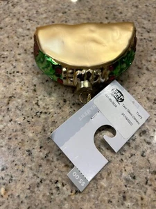 New Wondershop Target Glass Christmas Tree Ornament Golden Glitter 2022 Taco - Picture 1 of 1