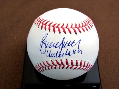 BRUCE SUTTER UNDERTAKER CUBS CARDS BRAVES HOF SIGNED AUTO BASEBALL PSA/DNA GEM - Image 1 of 3
