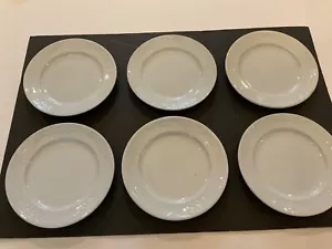 Antique Livesley, Powell & Co., White Ironstone China Set 6 Plates - Picture 1 of 5