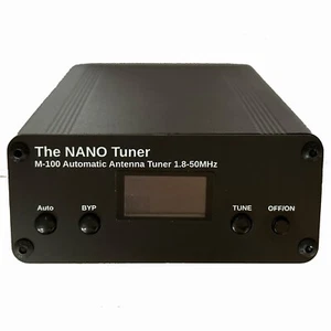 Antenna Tuner M-100 Tiny 100W Automatic Antenna Tuner OLED display 1.8-50MHz 7*7