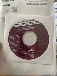 Dell Reinstallation CD Microsoft Windows XP Home Edition W/ Service Pack 1a - Picture 1 of 4
