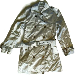 Kenar "Inspector Gadget" Trench Coat Women's size L Grey - Picture 1 of 4