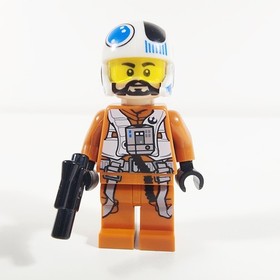 Lego 'Snap' Wexley Minifigure Resistance Pilot X-wing Star Wars 75125 sw0705