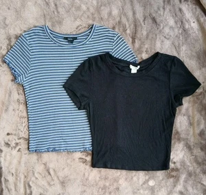 (Lot) 2 Shirts For Girls / Size Large Bozolo & Forever 21 - Picture 1 of 5