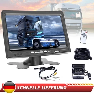 Profi HD Rückfahrkamera System Mit 7 Zoll Monitor 18 IR LEDs Für LKW Auto IP67 - Bild 1 von 24