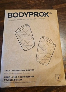 Bodyprox Thigh Compression Sleeve (1 Pair) Hamstring MED Compression Sleeve (S5) - Picture 1 of 6