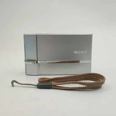 Fotocamera digitale Sony Cyber-shot DSC-T50 argento funzionante - Immagine 1 di 4