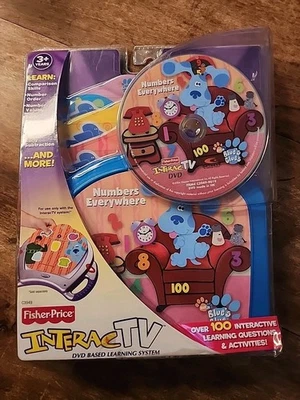Fisher Price InteracTV Blue's Clues Numbers Everywhere DVD Based NEW - Image 1 of 3
