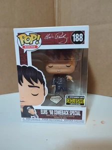 Funko Pop! Vinilo: Elvis Presley - Elvis '68 Comeback Special (Diamond Glitter) - - Imagen 1 de 6