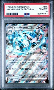 Steven's Metagross ex 145/182 Pokemon Destined Rivals PSA 10 - Picture 1 of 2