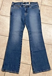 Vintage Sergio Valente Jeans Mens 33x33 Blue Denim Boot Stretch Flare - Picture 1 of 10
