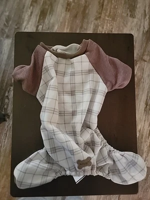 NWT Koolaburra by UGG Xander Plaid Fleece Pet Pajamas Size Medium Dog Cozy Warm  - Image 1 of 3