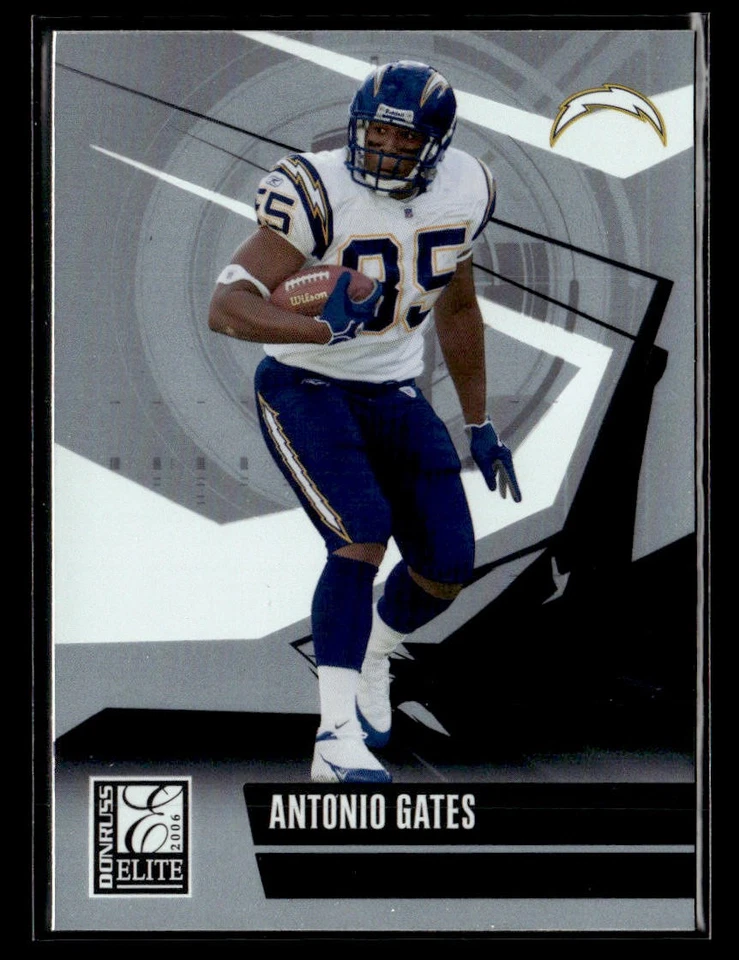 2006 Donruss Elite #80 Antonio Gates Card San Diego Chargers - Image 1 of 2