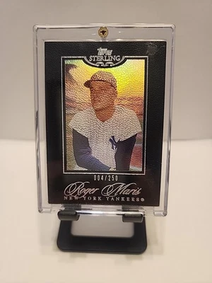 2006 Topps Sterling #134 Roger Maris #4/250 Black Border New York Yankees HOF - Image 1 of 2