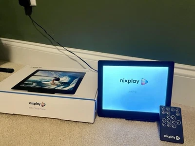 Nixplay W08C 8 inch Wi-fi Cloud Digital Photo Frame with Hi-Res Display - Image 1 of 2