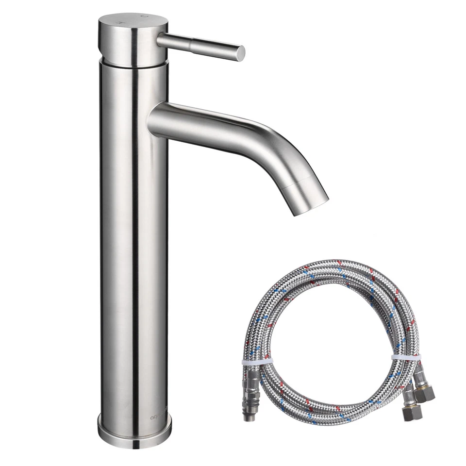 Yescom Single Hole Vessel Faucet - Brushed Nickel