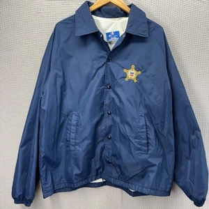 Cortavientos azul vintage del Servicio Secreto de los Estados Unidos por Champion XL bordado - Imagen 1 de 7