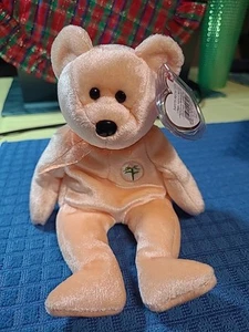 RARE RETIRED Dearest The Bear Ty Beanie Baby 200/2001 Beanbag Plush  - Picture 1 of 9
