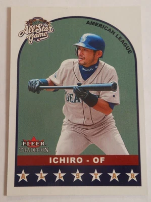 ICHIRO  2002 Fleer Tradition Update GLOSSY Card #U312 Serial #d 200/200! HOF! - Image 1 of 4