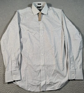 J. Crew Ludlow camicia elegante uomo 15/34 griglia check manica lunga vestibilità classica nuova con etichetta - Foto 1 di 11