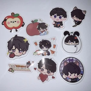 10 Pegatinas Caleb Love And Deepspace Lindas Kawaii LaD Otome Juego Infd Chibi - Imagen 1 de 2