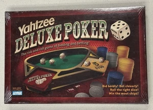 Yahtzee Deluxe Poker Würfel Brettspiel von Parker Brothers versiegelt - Bild 1 von 2