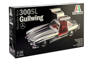 1:16 Italeri Mercedes Benz 300Sl Coupe Gullwing (W198) 1954 Kit IT3612 Modellino - Foto 1 di 5