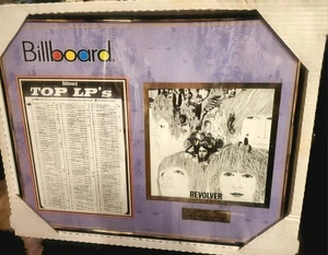 Framed Beatles Revolver Billboard Top LP Framed BPI Communications Sept 10, 1966 - Picture 1 of 5
