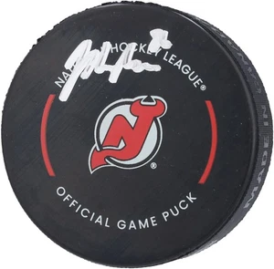Jack Hughes New Jersey Devils Signed Official Game Puck - Picture 1 of 3