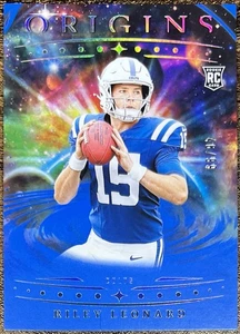 2025 Panini Origins Riley Leonard Rookie Blue #46/99 Indianapolis Colts #138 - Picture 1 of 2