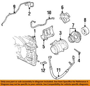 CHRYSLER OEM 95-04 300M Condenser, Compressor Lines-Discharge Hose 4758330AE - Picture 1 of 1