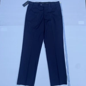 City Club Pacific Poly/Wool Blend Trouser 87 Regular Flexi Waist Classic Fit - Foto 1 di 4