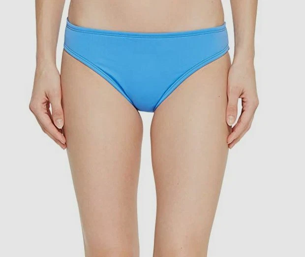 Nuevo $199 Traje de baño La Blanca para mujer azul tiro bajo hipster parte inferior de bikini talla 4 Foto 1 de 1