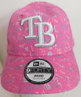 MLB Tampa Bay Rays Infant aprox 1+ New Era 9Forty Stretch Fit Pink Girls Cap