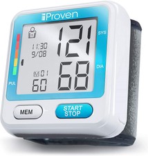 iProven Wrist Blood Pressure Monitor BPM-317 Irregular Heartbeat Detection LCD